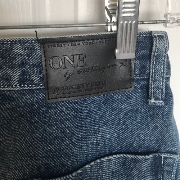 One Teaspoon blue society denim midi skirt - Picture 7 of 7